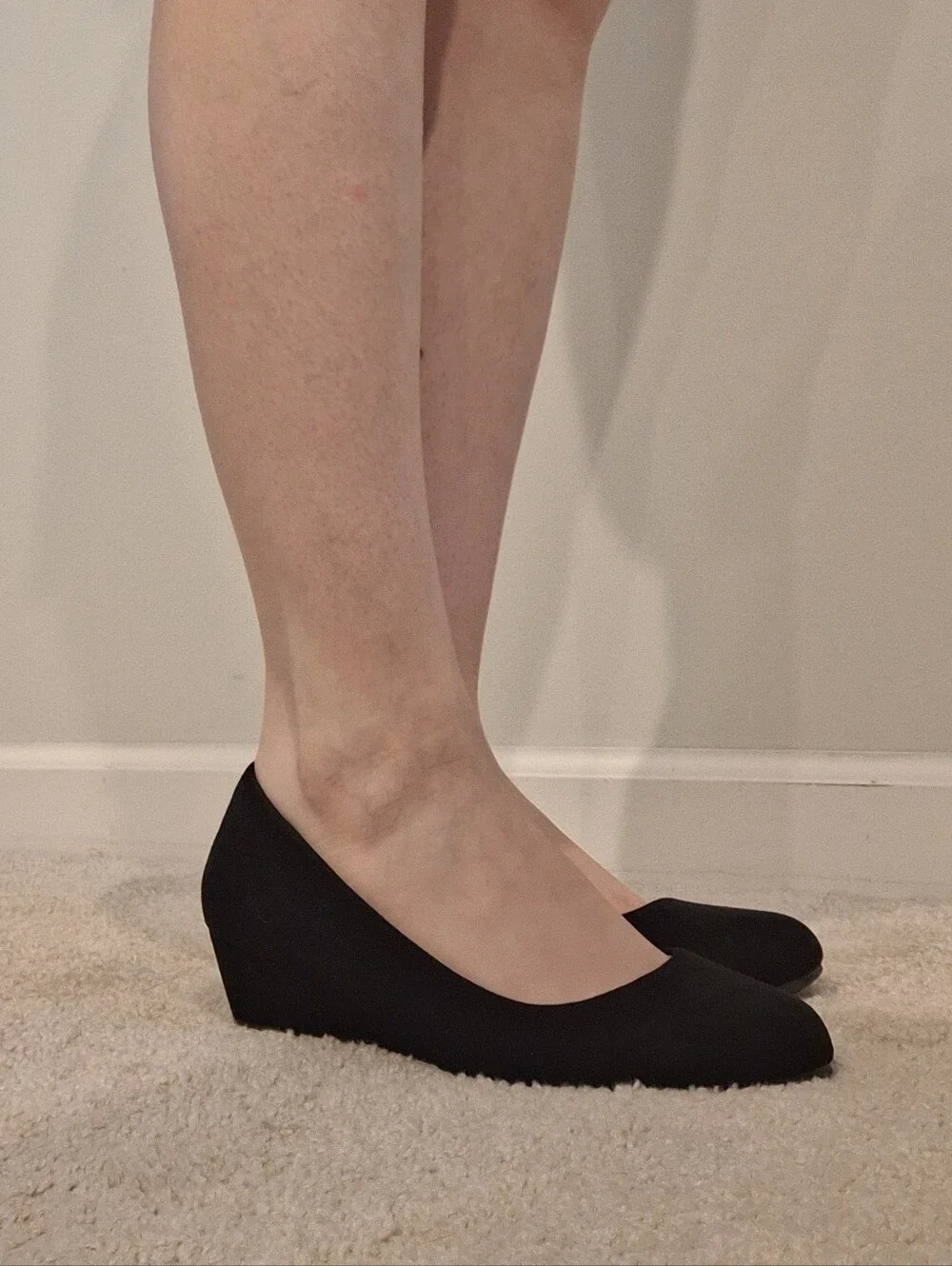 Dream Paris Black Wedge Pump